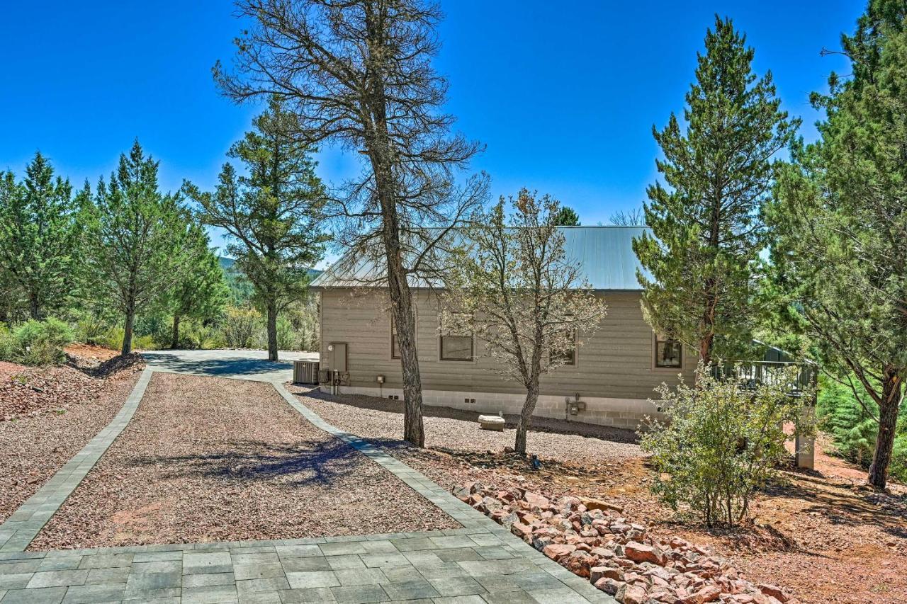 Luxe Pine Escape With Mtn Views And Gas Fire Pit! Villa Exterior photo